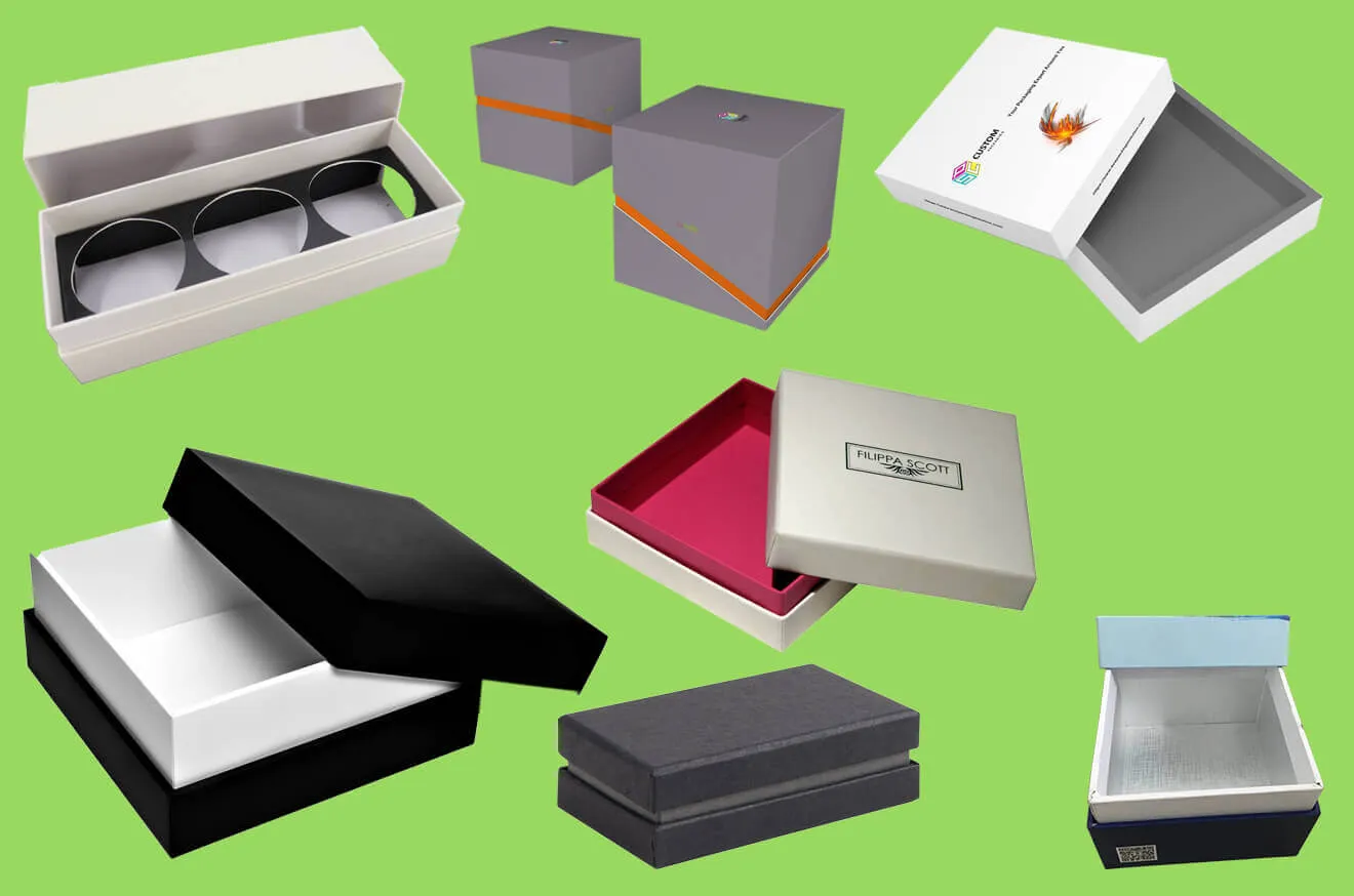 Separate Lid Rigid Boxes